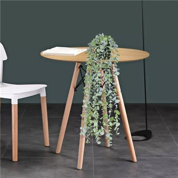 Fake Hanging Plants in Pots Artificial Ivy Vine Leaves for Home Kitchen Garden - Picture 3 of 8